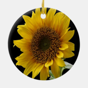 En Céramique Ornement de tournesol