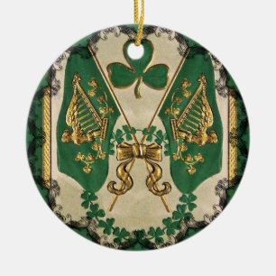 En Céramique Ornement de vœux pour la Saint-Patrick