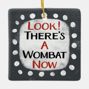 En Céramique Ornement de Wombat Now