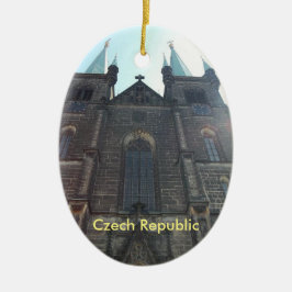 En Céramique Ornement d'église de Prague de République Tchèque