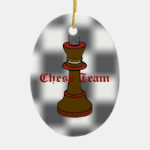 Ornement d'équipe d'échecs ou de club d'échecs