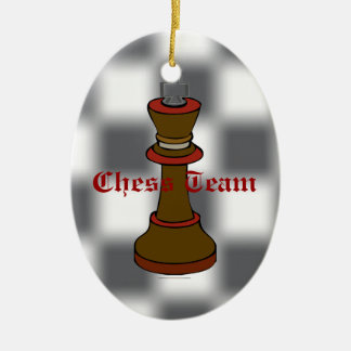 En Céramique Ornement d'équipe d'échecs ou de club d'échecs