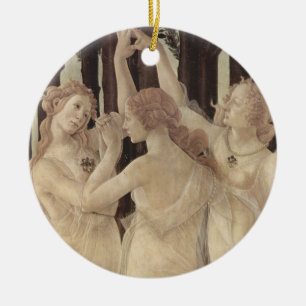 En Céramique Ornement des grâces de Botticelli trois