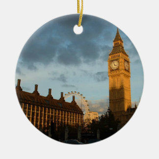 En Céramique Ornement d'horloge de Big Ben