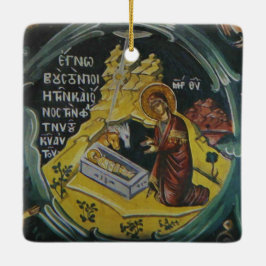 En Céramique Ornement d'icône de nativité