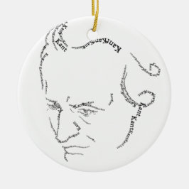 En Céramique Ornement d'Immanuel Kant