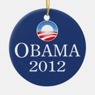 En Céramique Ornement d'Obama 2012