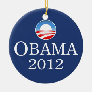 En Céramique Ornement d'Obama 2012