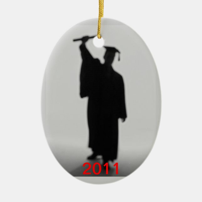En Céramique Ornement d'obtention du diplôme (Devant)