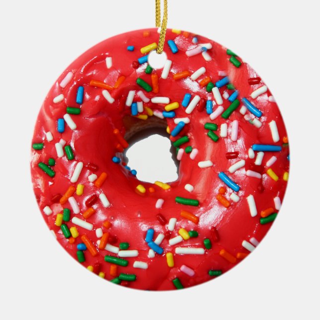 En Céramique Ornement Donut (Devant)