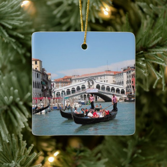 En Céramique Ornement du canal de Venise (Arbre)