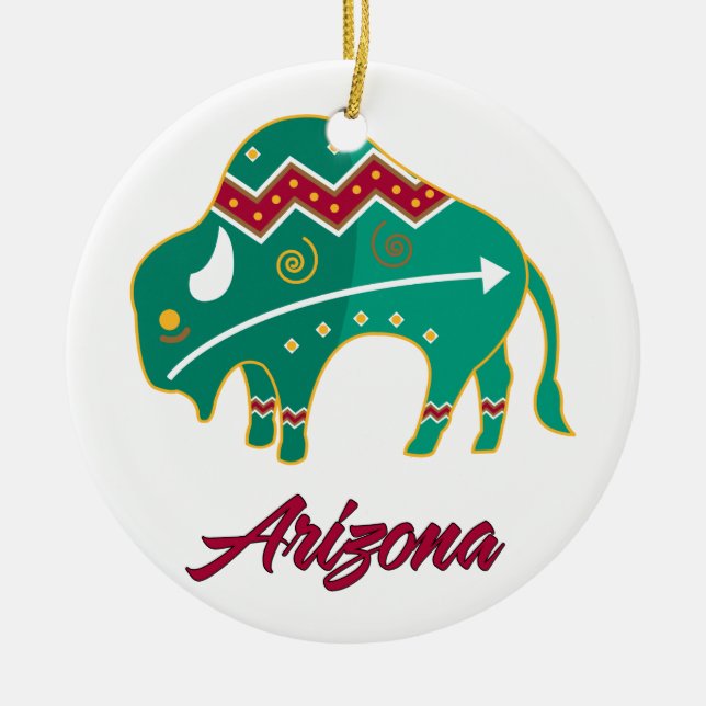En Céramique Ornement du clan de l'Arizona (Devant)