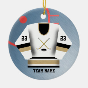 En Céramique Ornement du Jersey de joueur de hockey