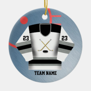 En Céramique Ornement du Jersey de joueur de hockey