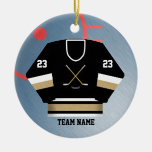 En Céramique Ornement du Jersey de joueur de hockey