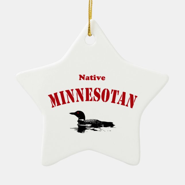 En Céramique Ornement du Minnesotan (Devant)