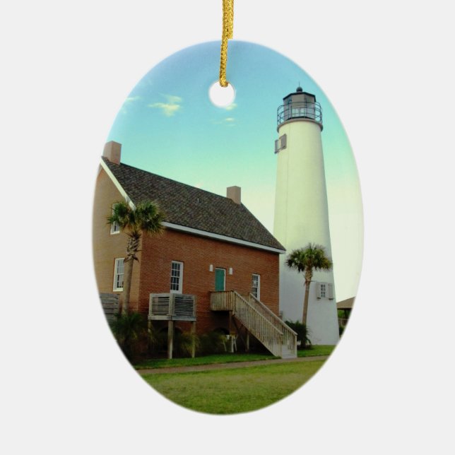 En Céramique Ornement du phare de Floride (Devant)