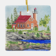 Ornement du phare d'Eagle Harbour