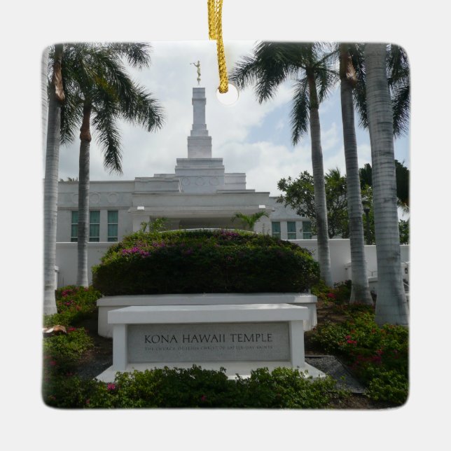 En Céramique Ornement du temple de Kona (Devant)