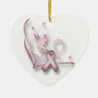 En Céramique Ornement féerique de cancer du sein