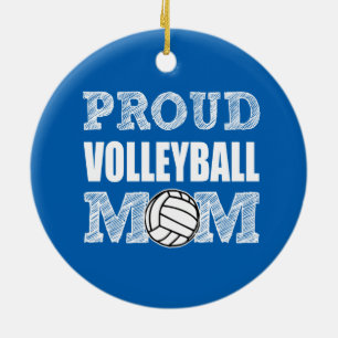 En Céramique Ornement fier de maman de volleyball