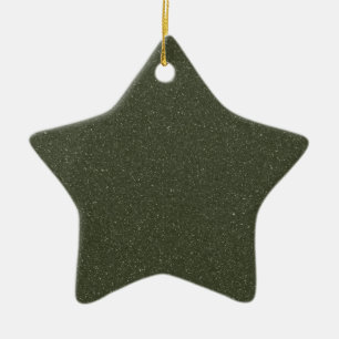 En Céramique Ornement Green Star de mousse texturé - personnali