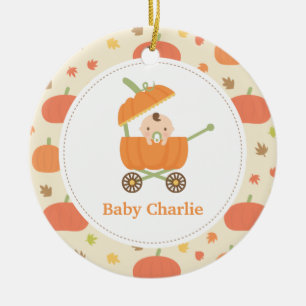 En Céramique Ornement mignon de crèche de bébé de poussette 