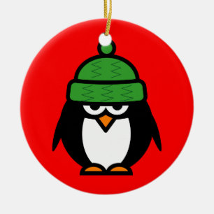 En Céramique Ornement mignon de Noël de bande dessinée de