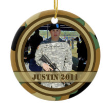 Ornement militaire de souvenir de photo