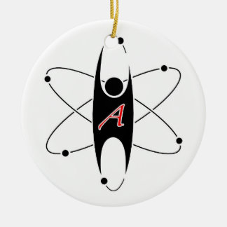 En Céramique Ornement moderne de logo d'athéisme