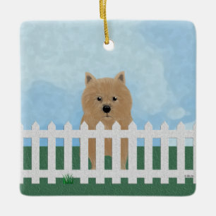 En Céramique Ornement Norwich Terrier