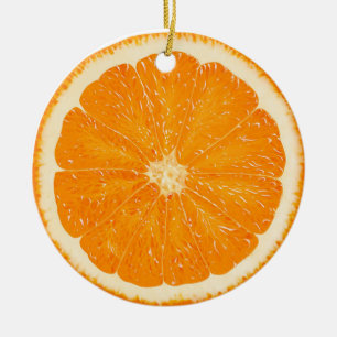 En Céramique Ornement orange d'agrume