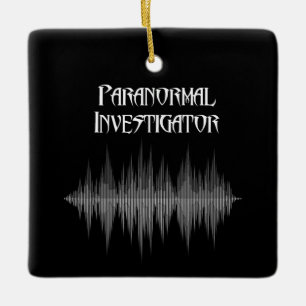 En Céramique Ornement paranormal de Noël d'investigateur