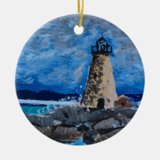 En Céramique Ornement personnalisable de peinture de phare