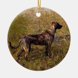 En Céramique Ornement personnalisé du chien