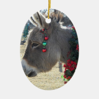 En Céramique Ornement précieux de Noël d'âne !