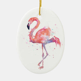 En Céramique Ornement rose de Flamant rose