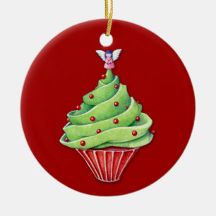 En Céramique Ornement rouge de Noël