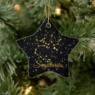 En Céramique Ornement Sagittarius Constellation