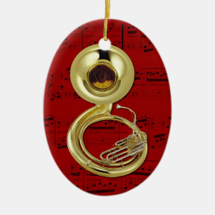 En Céramique Ornement - sousaphone (tuba) - sélectionnez votre
