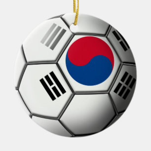 En Céramique Ornement sud-coréen du football