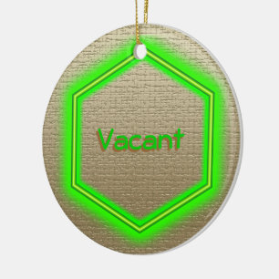 En Céramique Ornement - Vacance (lin)
