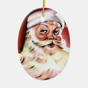 En Céramique Ornement victorien du père noël