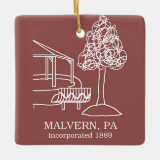 En Céramique PA de Malvern - Ornement de vacances