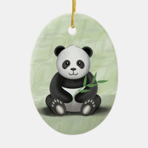 En Céramique Paddy le panda - ornement