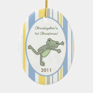En Céramique Personnalisé Ornement Leap Frog Turtle Bee