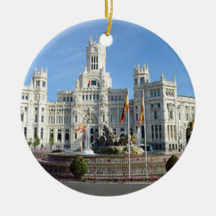En Céramique Plaza de Cibeles, ornement de Madrid
