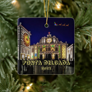 En Céramique Ponta Delgada Açores Ornement Pittoresque