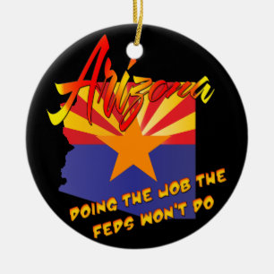 En Céramique Soutien Ornement Arizona