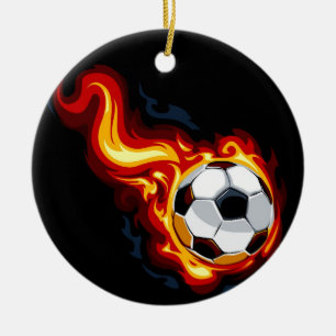 En Céramique Tag de football / Ornement - SRF